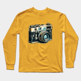 Retro Vintage Camera, Classic Camera Tee Long Sleeve T-Shirt